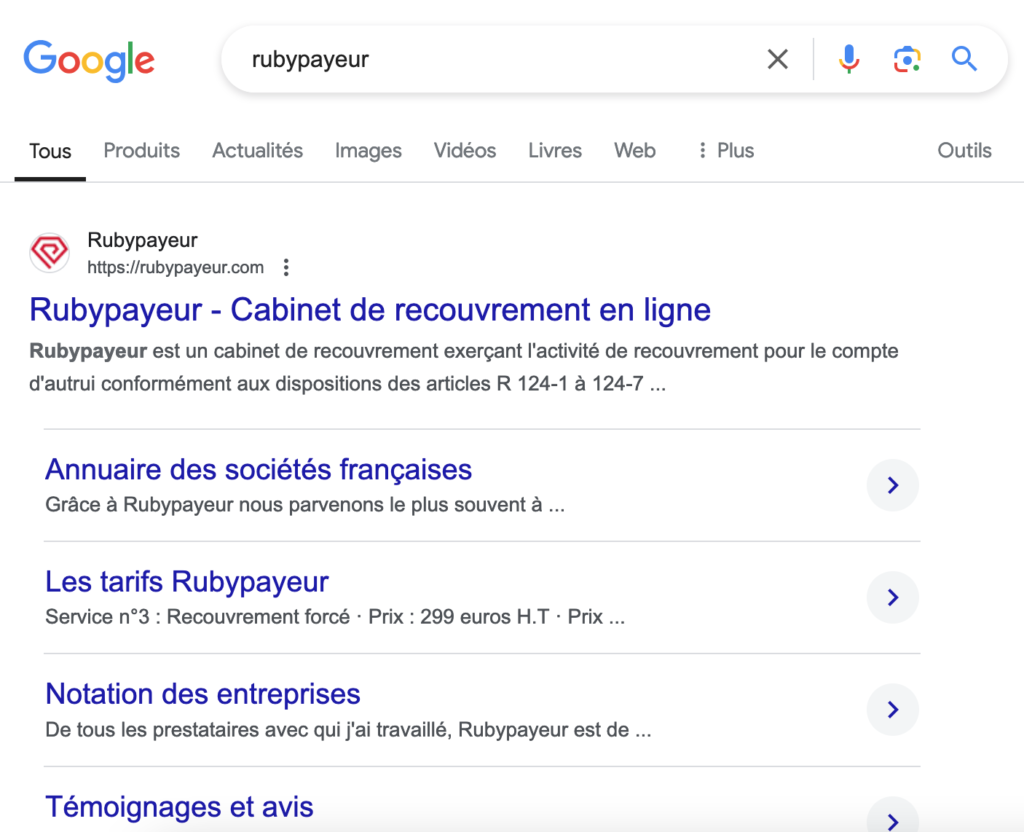 Comment retirer mes informations sur rubypayeur.com?