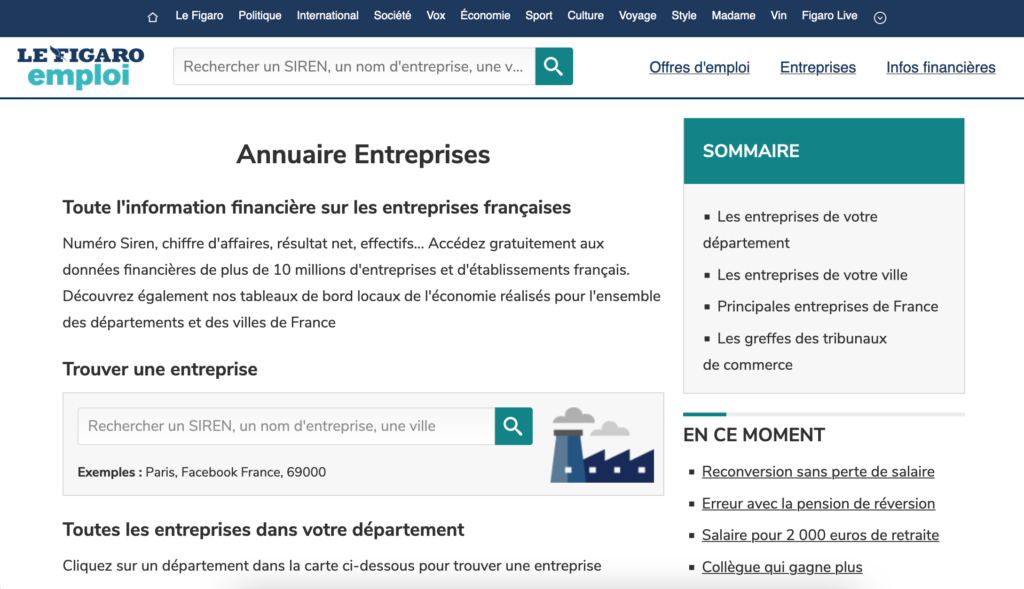 Comment retirer mes informations sur entreprises.lefigaro.fr ?